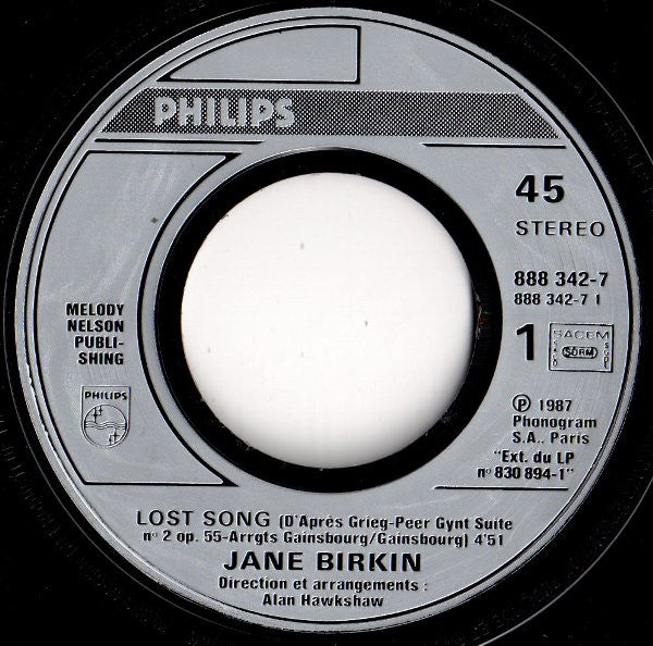 Jane Birkin -Lost Song