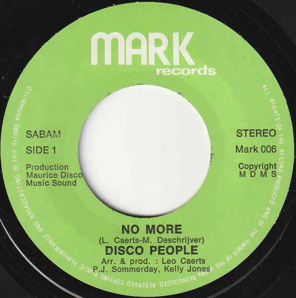 Disco People -No More