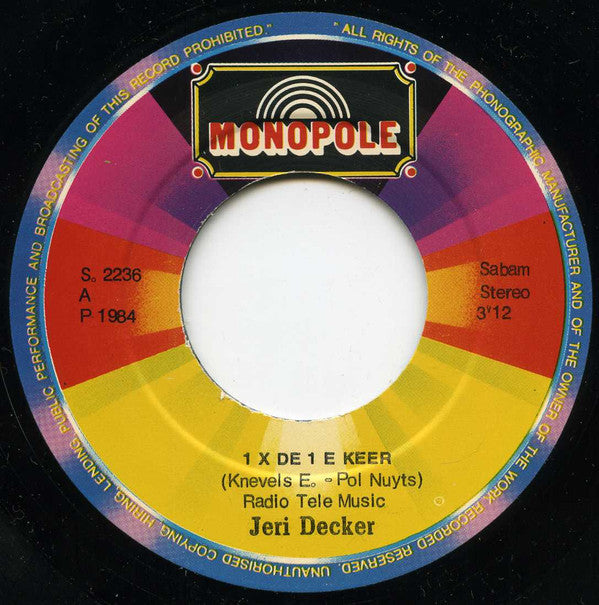 Jeri Decker -1 X De 1 Ste Keer