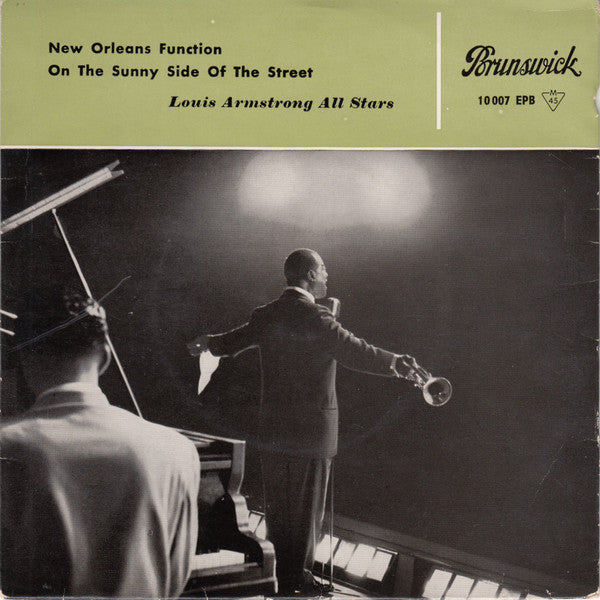 Louis Armstrong All Stars* - New Orleans Function / On The Sunny Side Of The Street