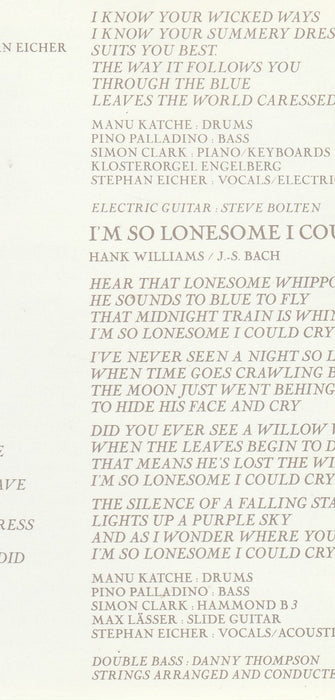 Stephan Eicher - Engelberg