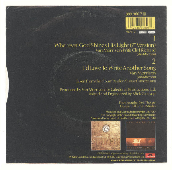 Van Morrison With Cliff Richard -Whenever God Shines His Light