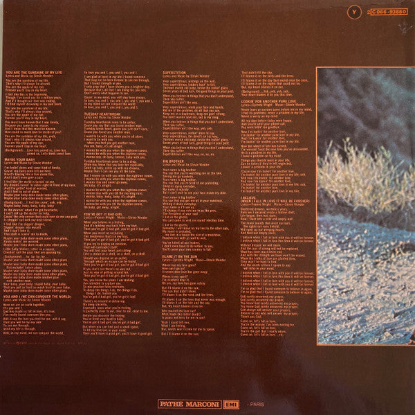 Stevie Wonder -Talking Book