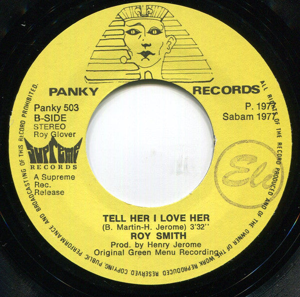 Roy Smith - The Game Of Life / Tell Her I Love Her