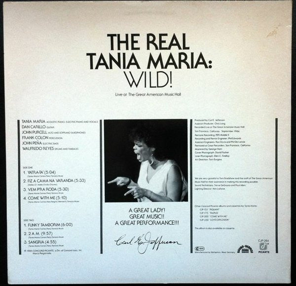 Tania Maria -The Real Tania Maria: Wild!