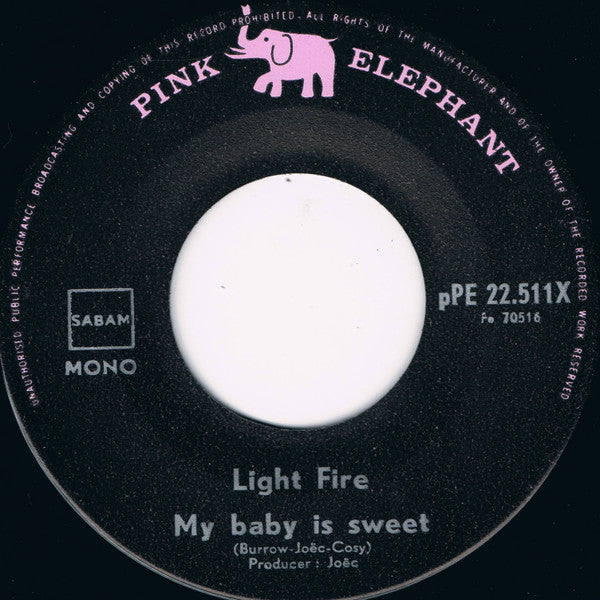 Light Fire -My Baby Is Sweet / Feel Free