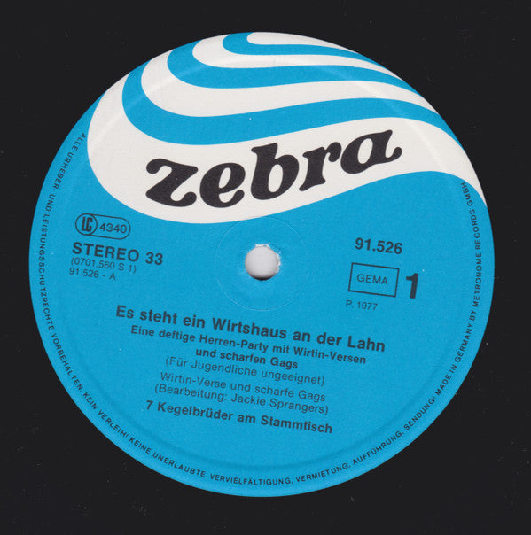 7 Kegelbrüder Am Stammtisch - Es Steht Ein Wirtshaus An Der Lahn