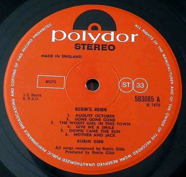 Robin Gibb -Robin's Reign
