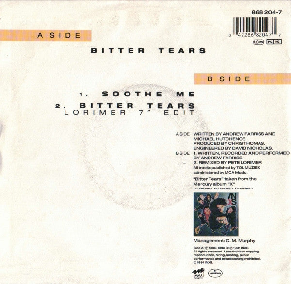 INXS -Bitter Tears