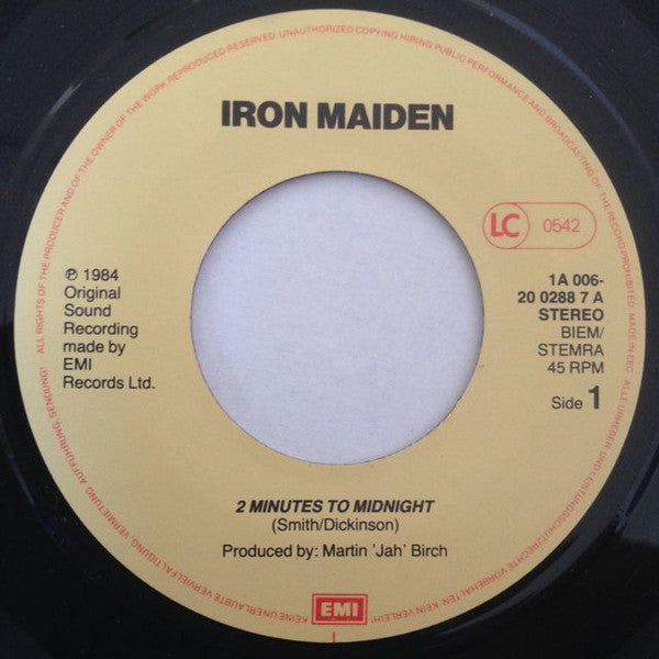 Iron Maiden -2 Minutes To Midnight