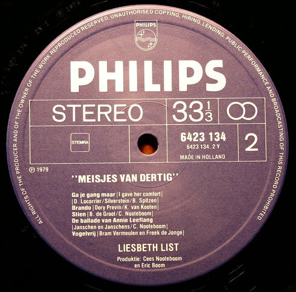 Liesbeth List -Meisjes Van Dertig
