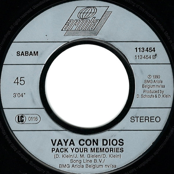 Vaya Con Dios - Nah Neh Nah