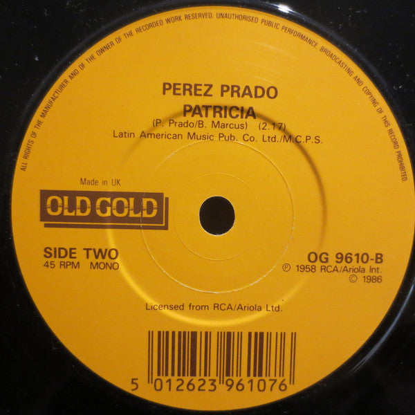 Perez Prado -Cherry Pink And Apple Blossom White