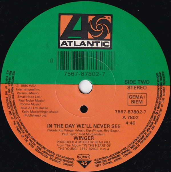 Winger -Miles Away