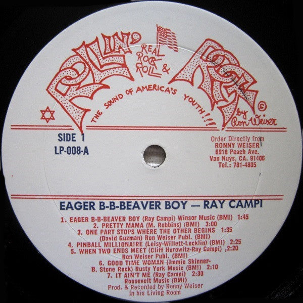 Ray Campi - It Ain't Me - Eager B-B-Beaver Boy