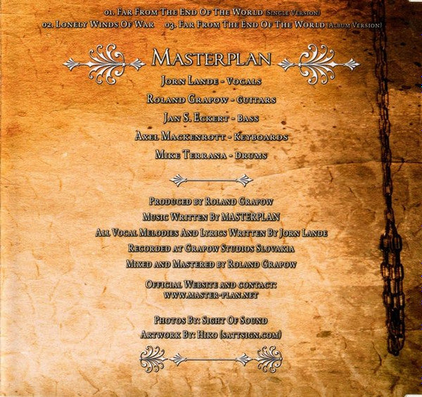 Masterplan (2) - Far From The End Of The World