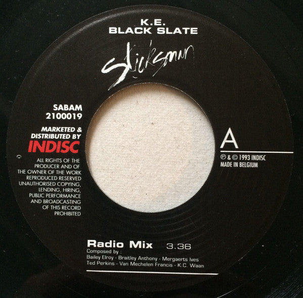 K.E. Black Slate* -Sticksman
