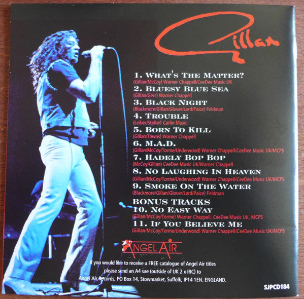 Gillan -Mutually Assured Destruction - Glasgow 1982