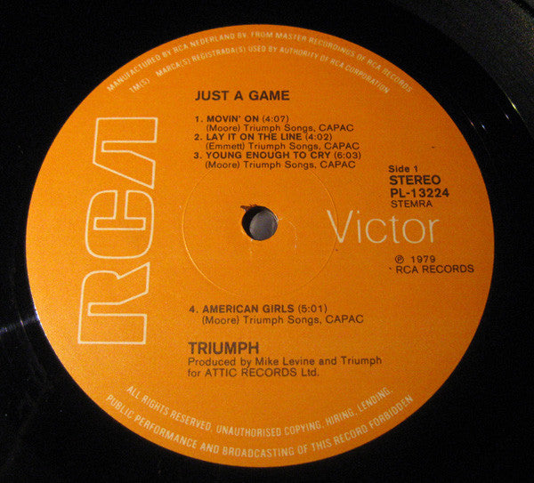 Triumph (2) -Just A Game