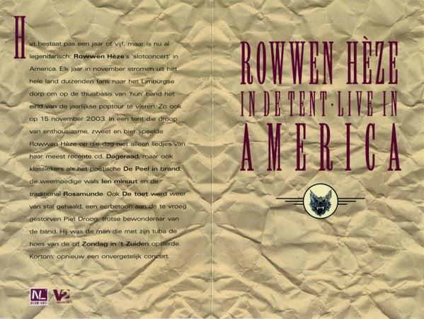 Rowwen Hèze - In De Tent - Live In America