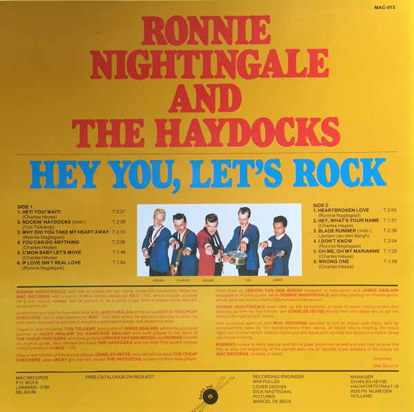 Ronnie Nightingale And The Haydocks* -Hey You, Let's Rock