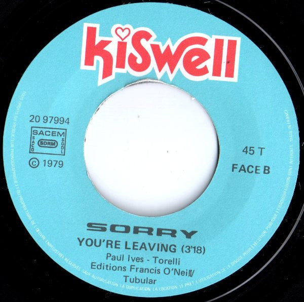 Sorry (2) -Oh!! Cathy / You're Leaving