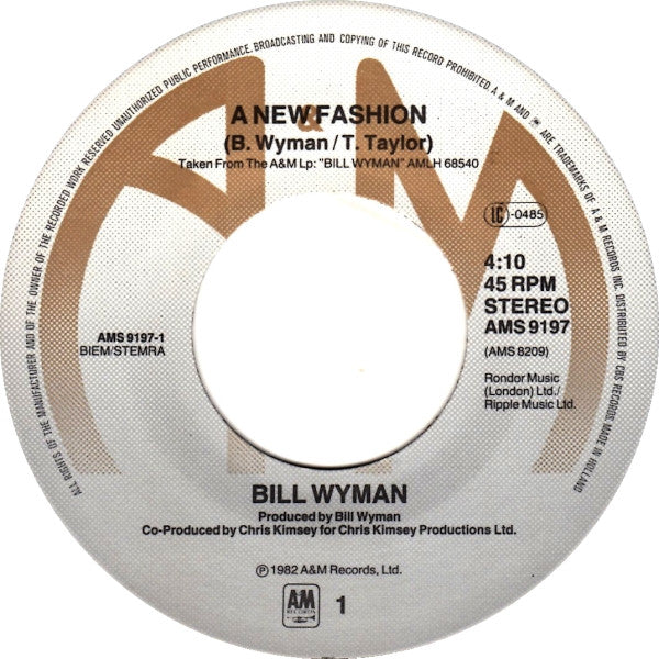 Bill Wyman -A New Fashion