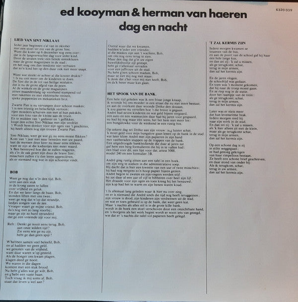 Ed Kooyman & Herman Van Haeren -Dag En Nacht