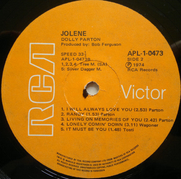 Dolly Parton -Jolene