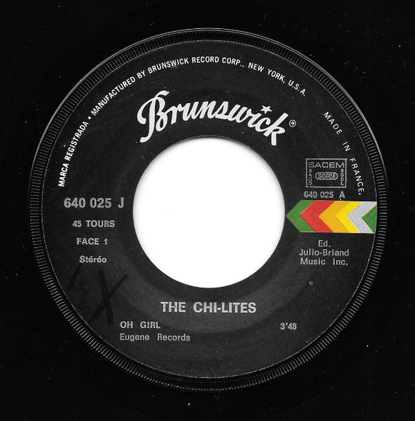 The Chi-Lites -Oh Girl