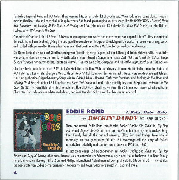 Various - That's What Makes The Jukebox Play (Highlights From Bear Family's Releases: Hillbilly &amp; Rockabilly)