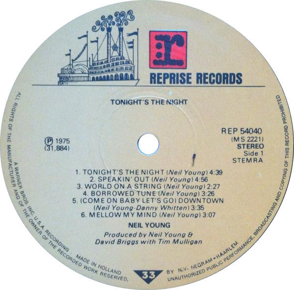 Neil Young -Tonight's The Night