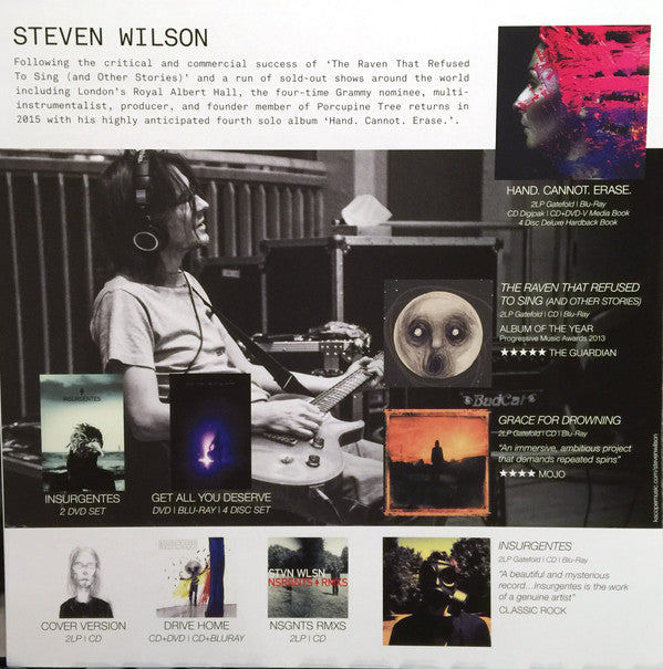 Steven Wilson -Hand. Cannot. Erase.