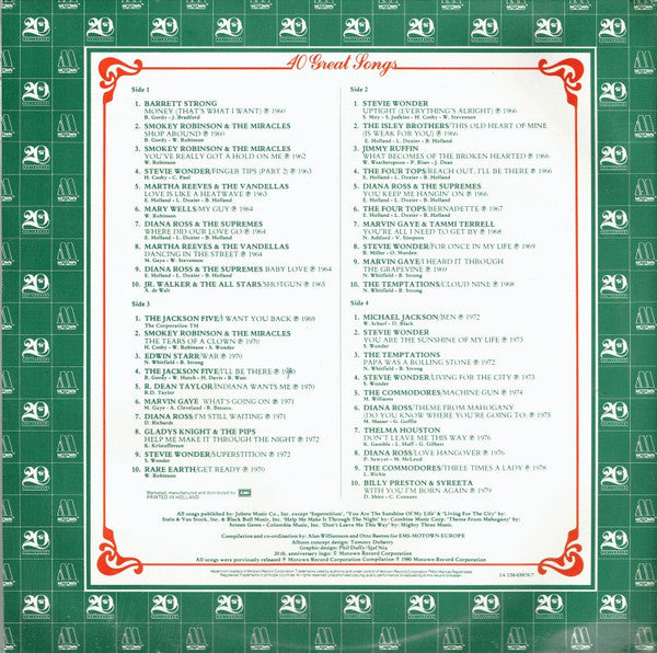 Various -The Motown 20th Anniversary Album