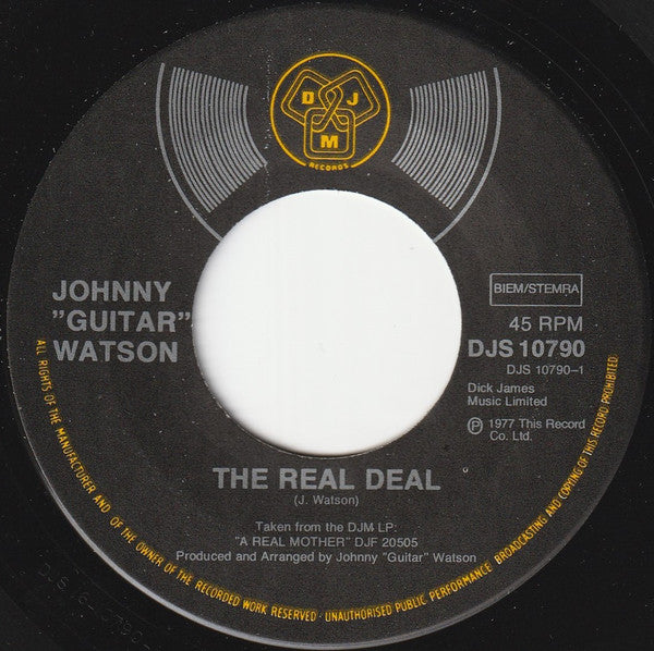 Johnny "Guitar" Watson* -The Real Deal