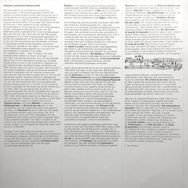 Various - Luister Van De Muziek In Vlaanderen 4 - Romantische Pianomuziek