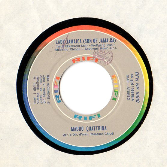 Mauro Quattrina -Lady Jamaica (Sun Of Jamaica)