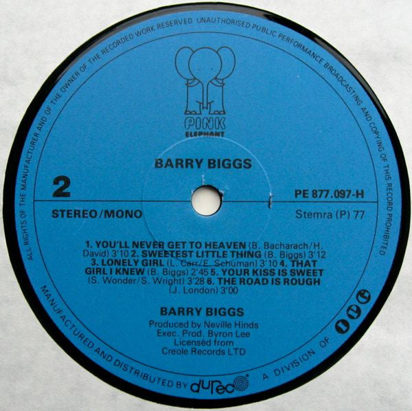 Barry Biggs -Barry Biggs