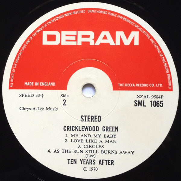 Ten Years After -Cricklewood Green