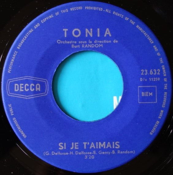 Tonia (3) -Moi Je Sais Déjà