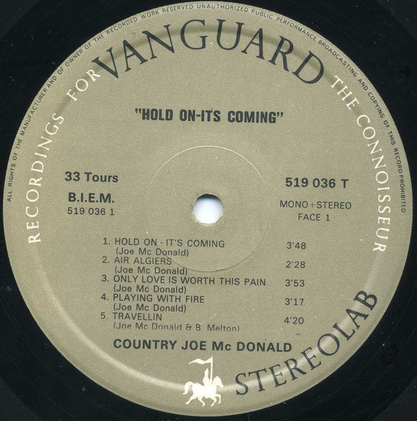 Country Joe McDonald -Hold On It's Coming