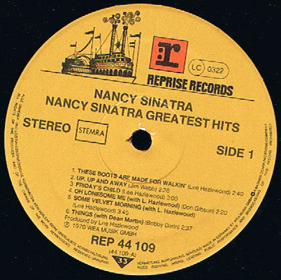 Nancy Sinatra -Greatest Hits