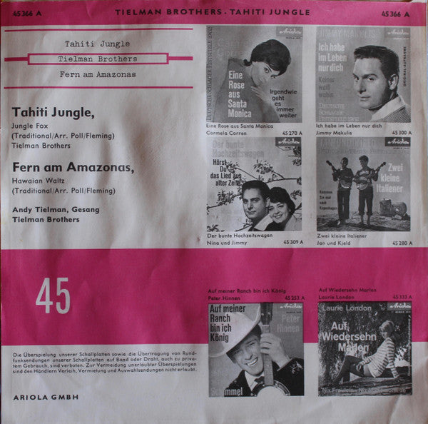 Tielman-Brothers* -Tahiti Jungle / Fern Am Amazonas