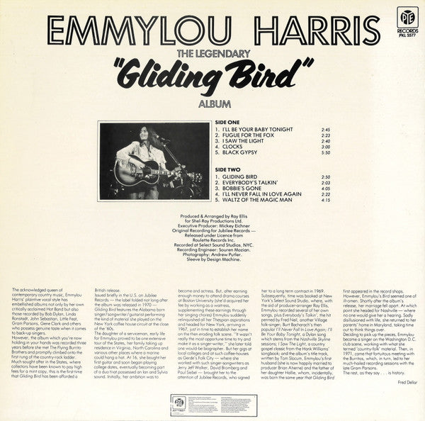 Emmylou Harris -The Legendary "Gliding Bird" Album