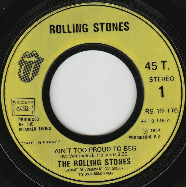The Rolling Stones -Ain't Too Proud To Beg