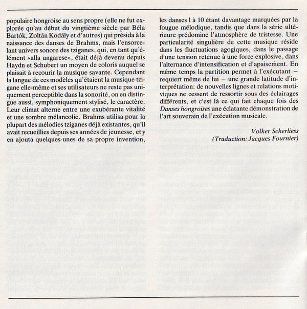 Johannes Brahms - Wiener Philharmoniker, Claudio Abbado - 21 Ungarische Tänze - Hungarian Dances - Danses Hongroises