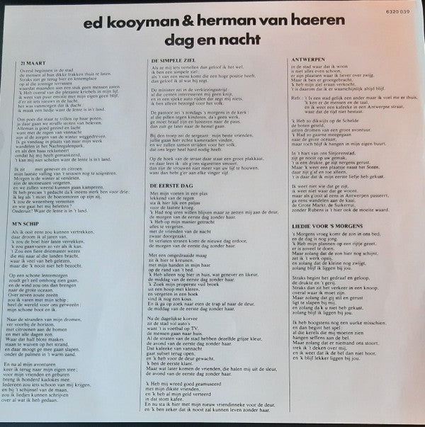 Ed Kooyman & Herman Van Haeren -Dag En Nacht