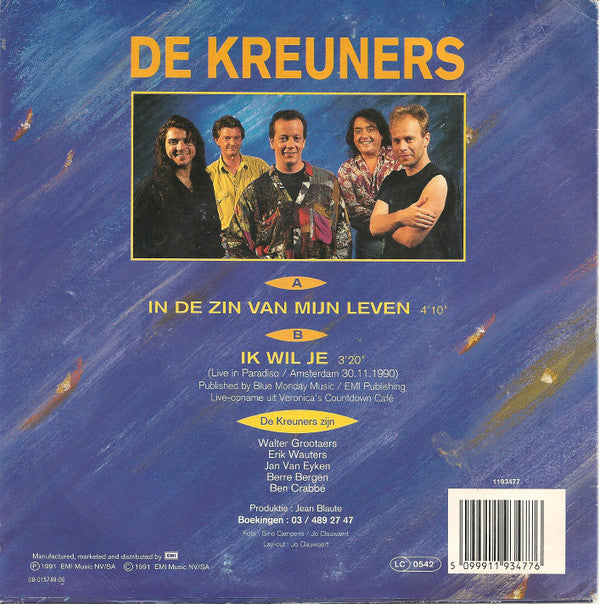 De Kreuners -In De Zin Van Mijn Leven