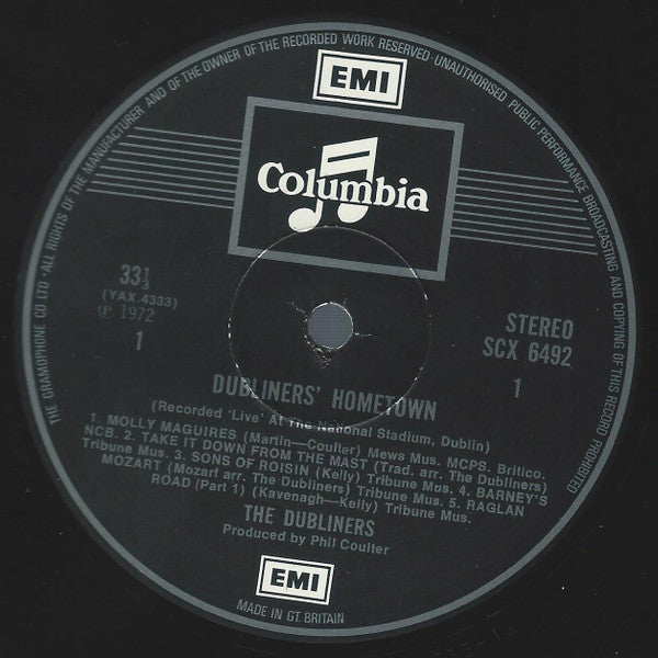 The Dubliners - Hometown!