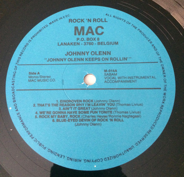 Johnny Olenn -Keeps On Rollin'